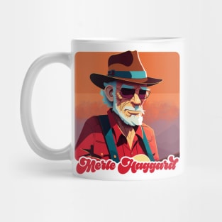 Merle Haggard / Retro Country Music Fan Design Mug